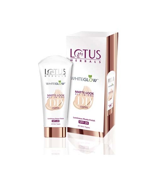 Lotus Herbals WhiteGlow Matte Look All in One DD Creme SPF20 30g